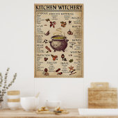 Kitchen Witchery Poster (Keuken)