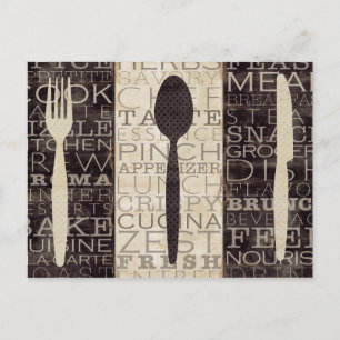 Kitchen Words Trio Briefkaart