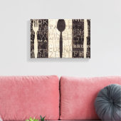 Kitchen Words Trio Canvas Afdruk (Insitu (Woonkamer))