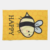 Kitchendoek Bee Happy Theedoek (Horizontaal)