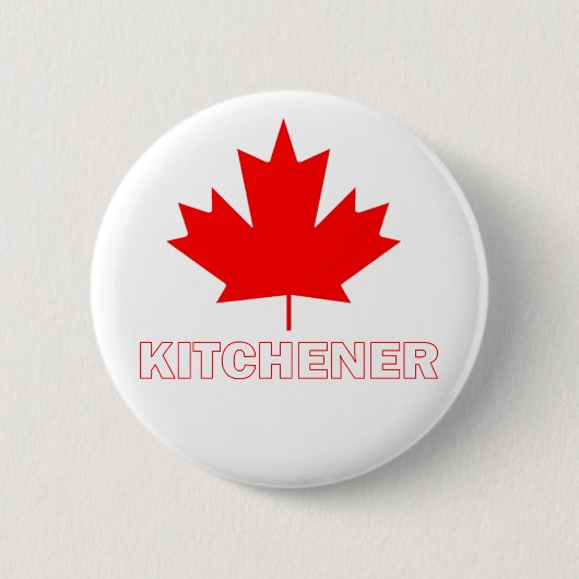Kitchener, Ontario Ronde Button 5,7 Cm (Voorkant)
