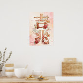 Kitcho: Calligraphy "Good Omen" 260020220 Poster (Keuken)