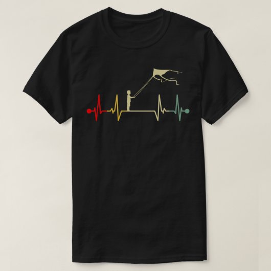 Kite a fly Heartbeat Gift T-shirt (Design voorkant)