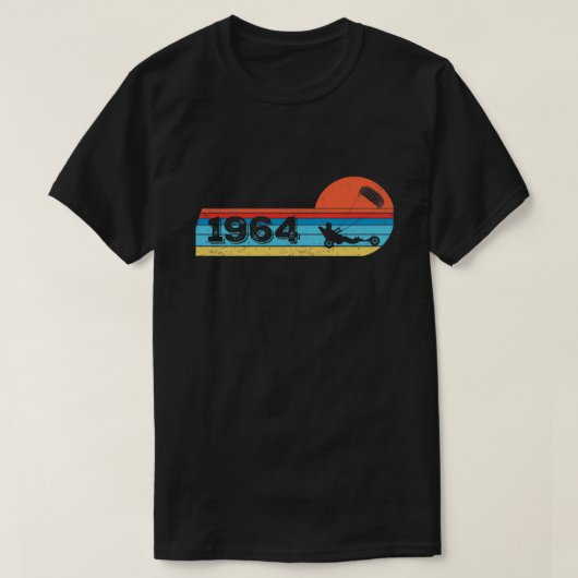 Kite Beach Sailor  1964 Birthday Kite Buggy T-shirt (Design voorkant)