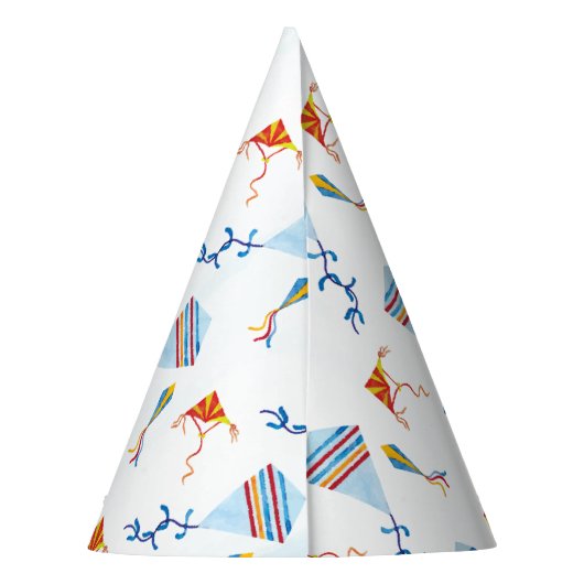 Kite Birthday Party Pet Feesthoedjes (Achterkant)