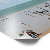 Kite boarding wedstrijd foto afdruk (Hoek)