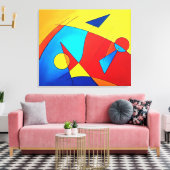 Kite Canvas Afdruk (Insitu (Woonkamer))