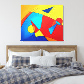 Kite Canvas Afdruk (Insitu (Slaapkamer))