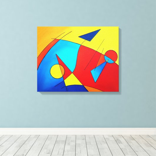 Kite Canvas Afdruk (Insitu (Houten vloer))