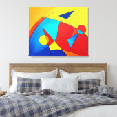 Kite Canvas Afdruk (Insitu (Slaapkamer))