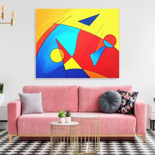 Kite Canvas Afdruk (Insitu (Woonkamer))