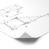 Kite Diagram - Kite (rechts), 1899 Poster (Hoek)