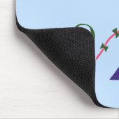 Kite en Keys Whimsical Cartoon Art Muismat (Hoek)
