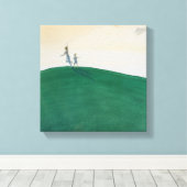 Kite Flying 2000 Canvas Afdruk (Insitu (Houten vloer))