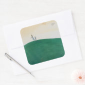 Kite Flying 2000 Vierkante Sticker (Envelop)