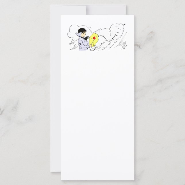 Kite Flying Boy  Kunst (Voorkant)