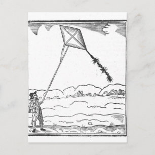 Kite Flying Briefkaart