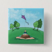Kite Flying Button (Voorkant)