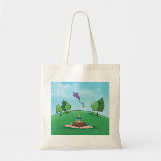 Kite Flying Canvas tas (Voorkant)