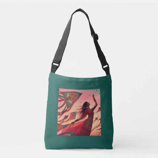 Kite Flying Crossbody Tas (Voorkant)