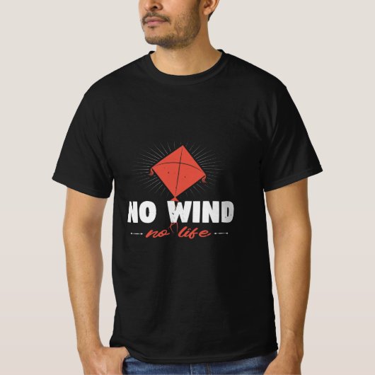 Kite Flying Hobby Kites Flyer Gift T-shirt (Voorkant)