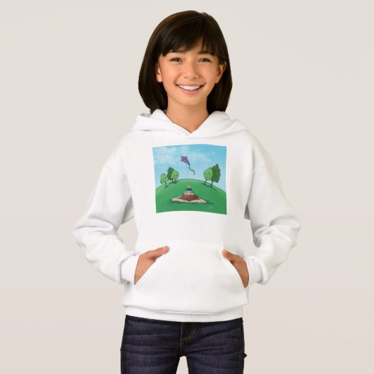 Kite Flying Hoodie (Voorkant volledig)