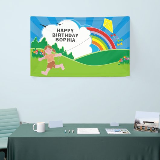 Kite Flying Kids Birthday Party Spandoek (Beurs)