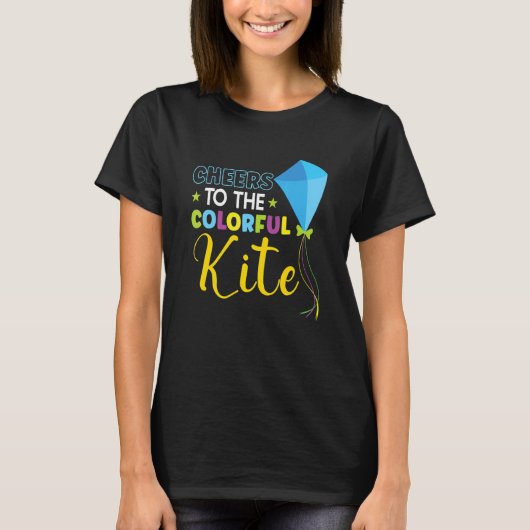 Kite Flying Kite Fan For Fite Flying 1 T-shirt (Voorkant)