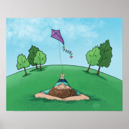 Kite Flying Poster