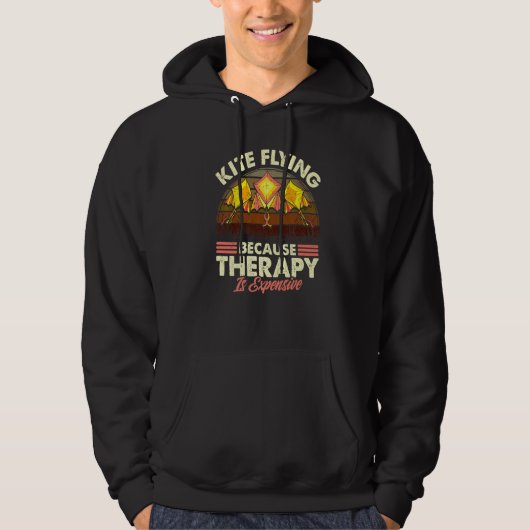 Kite Flying Retro Love Kites Hoodie (Voorkant)