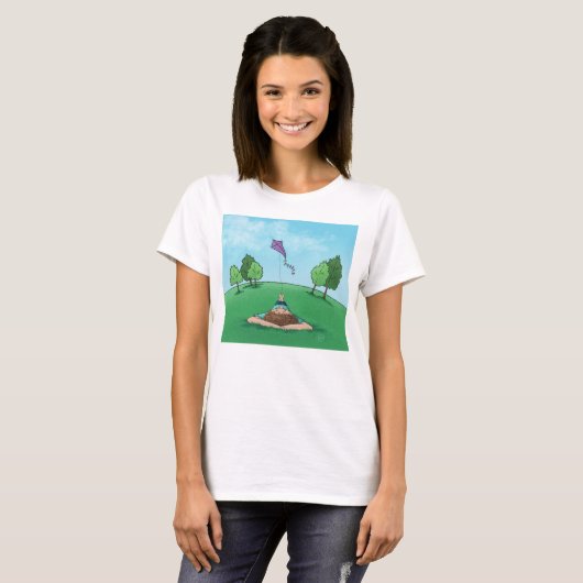 Kite Flying T-Shirt (Voorkant volledig)
