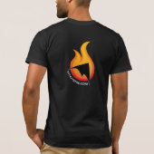 Kite Forge - Heren T (zwart) T-shirt (Achterkant)