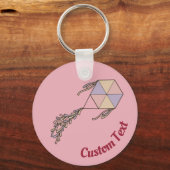 Kite Icon Pink Sleutelhanger (Voorkant)