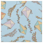Kite Icons patroon Stof (Close Up)
