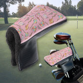 Kite-icoonpatroon Roze Golf Headcover