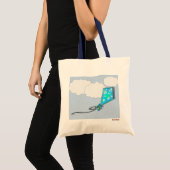 Kite in Flight Bag Tote Bag (Voorkant (product))
