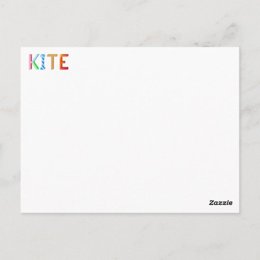 Kite Kaart (Achterkant)