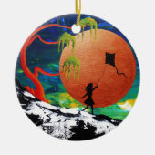 Kite. Keramisch Ornament (Voorkant)