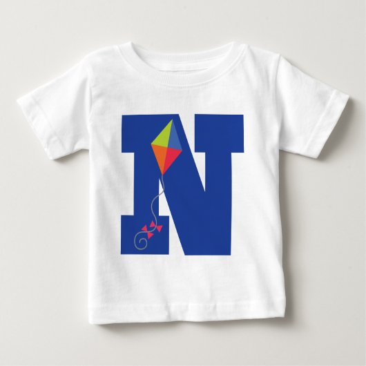 Kite Kind Monogram Letter N Alphabet (Voorkant)