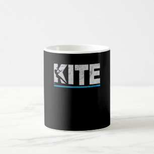Kite Kitesurfer Kitesurfing Surfing Retro Gift Koffiemok