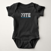 Kite Kitesurfer Kitesurfing Surfing Retro Gift Romper (Voorkant)