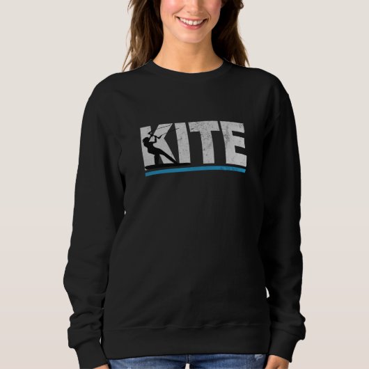 Kite Kitesurfer Kitesurfing Surfing Retro Gift Trui (Voorkant)