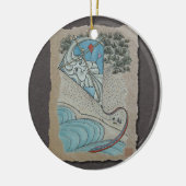 Kite & Mr North Wind Keramisch Ornament (Links)