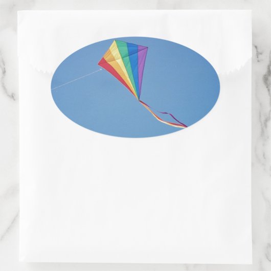 Kite Ovale Sticker (Tas)