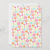 Kite Picnic Birthday Party Invitation Kaart (Achterkant)