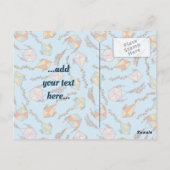 Kite Pictogram Lichtblauw Briefkaart (Achterkant)