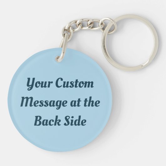 Kite Pictogram Light Blue Sleutelhanger (Achterkant)