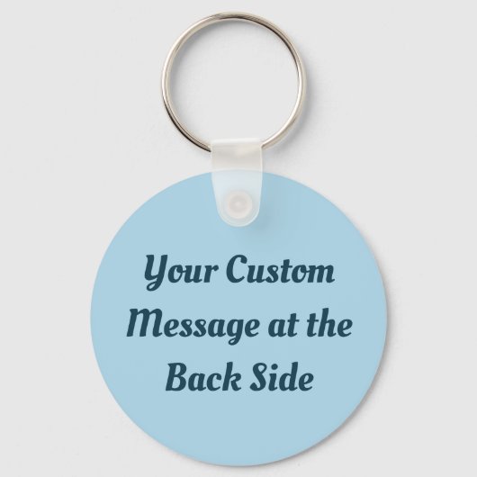 Kite Pictogram Light Blue Sleutelhanger (Achterkant)