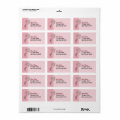 Kite-pictogram roze etiket (Full Sheet)