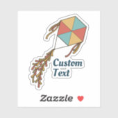 Kite-pictogram Sticker (Vel)